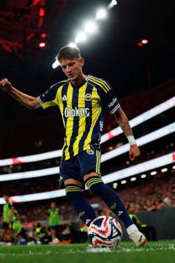 Sebastian Szymanski, Eusebio Kupası maçında SL Benfica ve Fenerbahçe SK (Maciej Rogowski) arasında görüldü.)