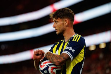 Sebastian Szymanski, Eusebio Kupası maçında SL Benfica ve Fenerbahçe SK (Maciej Rogowski) arasında görüldü.)