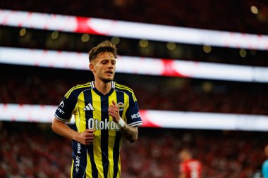 Sebastian Szymanski, Eusebio Kupası maçında SL Benfica ve Fenerbahçe SK (Maciej Rogowski) arasında görüldü.)