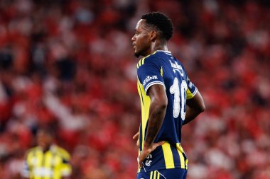 Jhon Duran, SL Benfica ve Fenerbahçe SK (Maciej Rogowski) arasında oynanan Eusebio Cup maçı sırasında görüldü.)