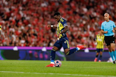 Jhon Duran, SL Benfica ve Fenerbahçe SK (Maciej Rogowski) arasında oynanan Eusebio Cup maçı sırasında görüldü.)