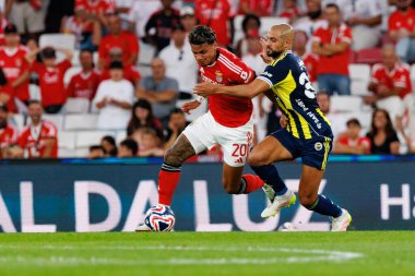 Richard Rios ve Sofya Amrabat Eusebio Kupası maçında SL Benfica ve Fenerbahçe SK (Maciej Rogowski)