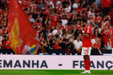 Vangelis Pavlidis, SL Benfica ve Fenerbahçe SK (Maciej Rogowski) arasında oynanan Eusebio Cup maçında gol üstüne gol atarken görüldü)