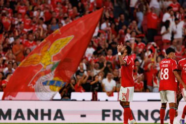 Vangelis Pavlidis, SL Benfica ve Fenerbahçe SK (Maciej Rogowski) arasında oynanan Eusebio Cup maçında gol üstüne gol atarken görüldü)