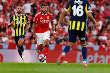 Vangelis Pavlidis, SL Benfica ve Fenerbahçe SK (Maciej Rogowski) arasında oynanan Eusebio Cup maçında görüldü.)