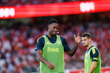 Jhon Duran, SL Benfica ve Fenerbahçe SK (Maciej Rogowski) arasında oynanan Eusebio Cup maçı sırasında görüldü.)