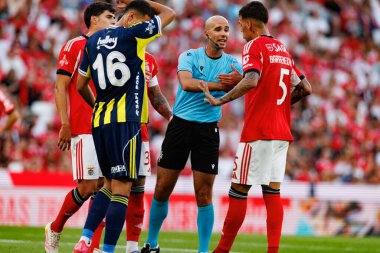 Helder Carvalho ve Enzo Barrenechea, SL Benfica ile Fenerbahçe SK (Maciej Rogowski) arasında oynanan Eusebio Kupası maçında görüldü.)