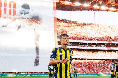 Sebastian Szymanski, Eusebio Kupası maçında SL Benfica ve Fenerbahçe SK (Maciej Rogowski) arasında görüldü.)