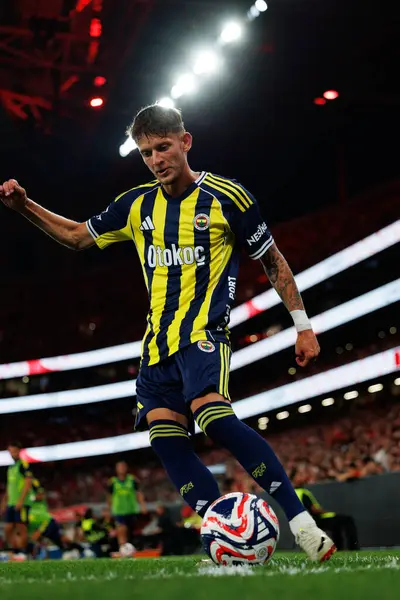 Sebastian Szymanski, Eusebio Kupası maçında SL Benfica ve Fenerbahçe SK (Maciej Rogowski) arasında görüldü.)