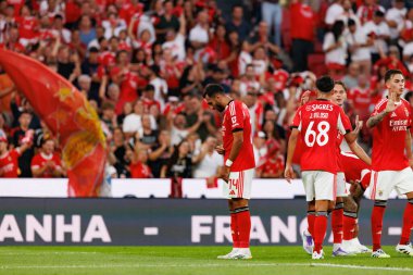 Vangelis Pavlidis, SL Benfica ve Fenerbahçe SK (Maciej Rogowski) arasında oynanan Eusebio Cup maçında gol üstüne gol atarken görüldü)