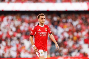 Kerem Akturkoglu, SL Benfica ile Fenerbahçe SK (Maciej Rogowski) arasında oynanan Eusebio Kupası maçında görüldü.)