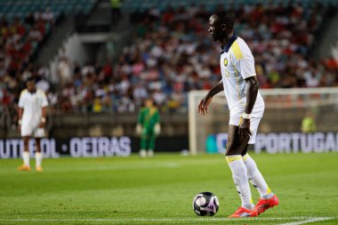 Al-Nassr Futbol Kulübü ve Rio Ave FC (Maciej Rogowski) arasındaki dostça maç sırasında Sadio Mane görüldü.)