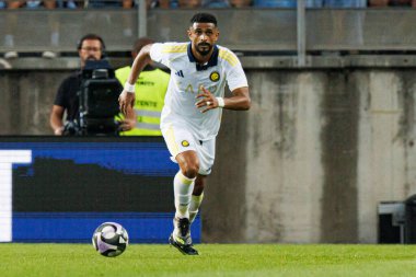 Abdullah Al-Amri, Al-Nassr Futbol Kulübü ile Rio Ave FC (Maciej Rogowski) arasında oynanan dostluk maçı sırasında görüldü.)