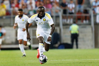 Al-Nassr Futbol Kulübü ve Rio Ave FC (Maciej Rogowski) arasındaki dostça maç sırasında Sadio Mane görüldü.)