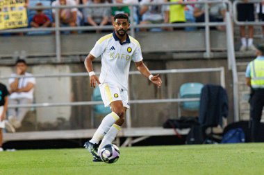 Abdullah Al-Amri, Al-Nassr Futbol Kulübü ile Rio Ave FC (Maciej Rogowski) arasında oynanan dostluk maçı sırasında görüldü.)