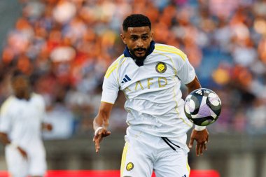 Abdullah Al-Amri, Al-Nassr Futbol Kulübü ile Rio Ave FC (Maciej Rogowski) arasında oynanan dostluk maçı sırasında görüldü.)