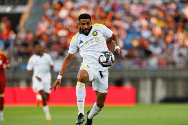 Abdullah Al-Amri, Al-Nassr Futbol Kulübü ile Rio Ave FC (Maciej Rogowski) arasında oynanan dostluk maçı sırasında görüldü.)