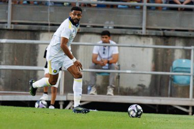 Abdullah Al-Amri, Al-Nassr Futbol Kulübü ile Rio Ave FC (Maciej Rogowski) arasında oynanan dostluk maçı sırasında görüldü.)