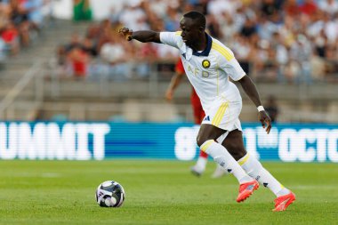 Al-Nassr Futbol Kulübü ve Rio Ave FC (Maciej Rogowski) arasındaki dostça maç sırasında Sadio Mane görüldü.)