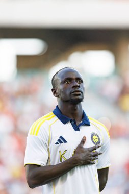 Al-Nassr Futbol Kulübü ve Rio Ave FC (Maciej Rogowski) arasındaki dostça maç sırasında Sadio Mane görüldü.)