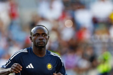 Al-Nassr Futbol Kulübü ve Rio Ave FC (Maciej Rogowski) arasındaki dostça maç sırasında Sadio Mane görüldü.)