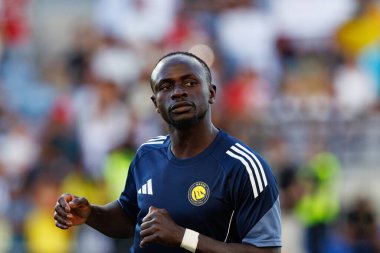 Al-Nassr Futbol Kulübü ve Rio Ave FC (Maciej Rogowski) arasındaki dostça maç sırasında Sadio Mane görüldü.)