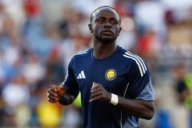 Al-Nassr Futbol Kulübü ve Rio Ave FC (Maciej Rogowski) arasındaki dostça maç sırasında Sadio Mane görüldü.)