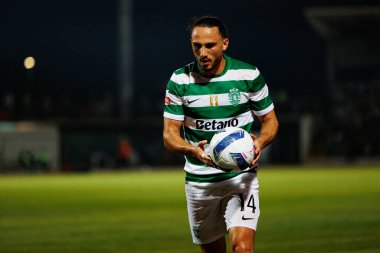 Giorgi Kochorashvili, Liga Portekiz maçı sırasında Estadio Belediyesi Rio Maior 'daki Casa Pia ve Sporting CP takımları arasında görüldü (Maciej Rogowski)
