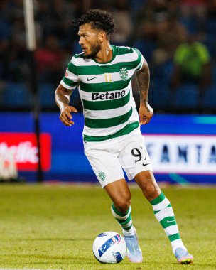 Luis Suarez, Liga Portekiz maçı sırasında Estadio Belediyesi Rio Maior 'daki Casa Pia ve Sporting CP takımları arasında görüldü (Maciej Rogowski)