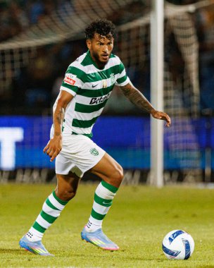 Luis Suarez, Liga Portekiz maçı sırasında Estadio Belediyesi Rio Maior 'daki Casa Pia ve Sporting CP takımları arasında görüldü (Maciej Rogowski)