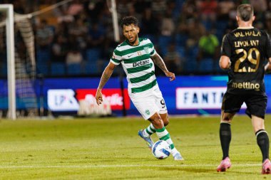 Luis Suarez, Liga Portekiz maçı sırasında Estadio Belediyesi Rio Maior 'daki Casa Pia ve Sporting CP takımları arasında görüldü (Maciej Rogowski)