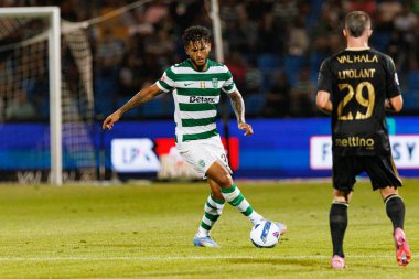 Luis Suarez, Liga Portekiz maçı sırasında Estadio Belediyesi Rio Maior 'daki Casa Pia ve Sporting CP takımları arasında görüldü (Maciej Rogowski)