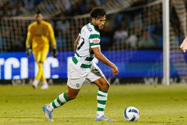 Luis Suarez, Liga Portekiz maçı sırasında Estadio Belediyesi Rio Maior 'daki Casa Pia ve Sporting CP takımları arasında görüldü (Maciej Rogowski)