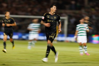 Jose Fonte, Liga Portekiz maçı sırasında Estadio Belediyesi Rio Maior 'daki Casa Pia ve Sporting CP takımları arasında görüldü (Maciej Rogowski)