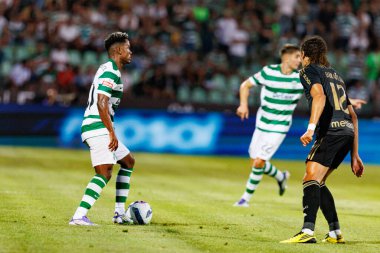 Liga Portekiz maçı sırasında Estadio Belediyesi Rio Maior 'daki Casa Pia ve Sporting CP takımları arasında görülen Geny Catamo (Maciej Rogowski)