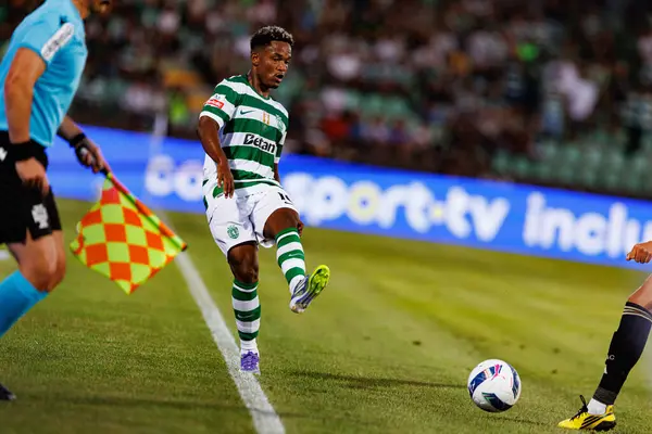 Liga Portekiz maçı sırasında Estadio Belediyesi Rio Maior 'daki Casa Pia ve Sporting CP takımları arasında görülen Geny Catamo (Maciej Rogowski)