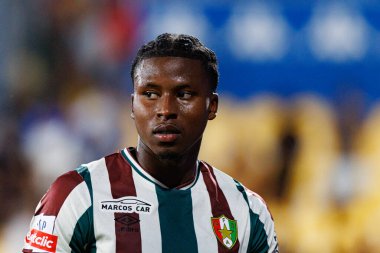 Sidny Lopes Cabral, Liga Portekiz maçı sırasında GD Estoril Praia ve CF Estrela Amadora (Maciej Rogowski)