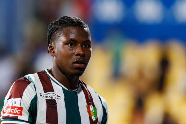 Sidny Lopes Cabral, Liga Portekiz maçı sırasında GD Estoril Praia ve CF Estrela Amadora (Maciej Rogowski)