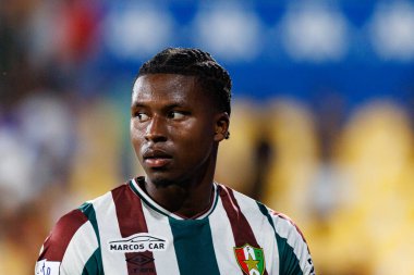 Sidny Lopes Cabral, Liga Portekiz maçı sırasında GD Estoril Praia ve CF Estrela Amadora (Maciej Rogowski)