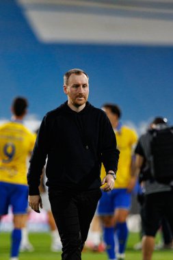 Ian Cathro, Liga Portekiz maçı sırasında GD Estoril Praia ve CF Estrela Amadora (Maciej Rogowski) takımları arasında görüldü.)