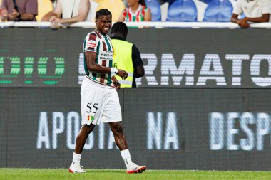 Sidny Lopes Cabral, Liga Portekiz maçı sırasında GD Estoril Praia ve CF Estrela Amadora (Maciej Rogowski)