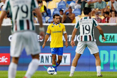Joao Carvalho Liga Portekiz maçı sırasında GD Estoril Praia ve CF Estrela Amadora (Maciej Rogowski)