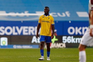 Patrick de Paula, Liga Portekiz maçı sırasında GD Estoril Praia ve CF Estrela Amadora (Maciej Rogowski)