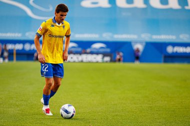 Pedro Carvalho, Liga Portekiz maçı sırasında GD Estoril Praia ve CF Estrela Amadora (Maciej Rogowski)