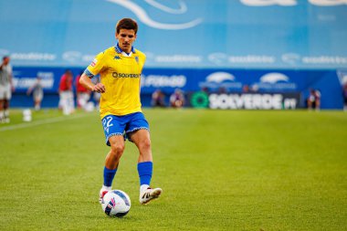 Pedro Carvalho, Liga Portekiz maçı sırasında GD Estoril Praia ve CF Estrela Amadora (Maciej Rogowski)