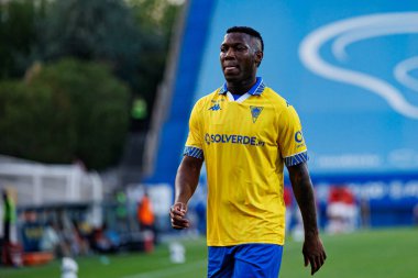 Patrick de Paula, Liga Portekiz maçı sırasında GD Estoril Praia ve CF Estrela Amadora (Maciej Rogowski)