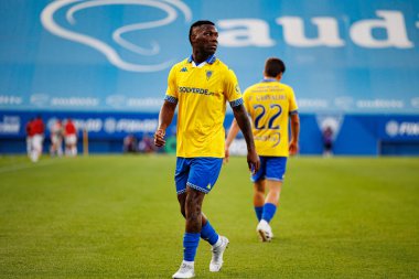 Patrick de Paula, Liga Portekiz maçı sırasında GD Estoril Praia ve CF Estrela Amadora (Maciej Rogowski)