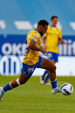 Liga Portekiz maçında GD Estoril Praia ve CF Estrela Amadora (Maciej Rogowski) takımları arasında Rafik Guitane görüldü)