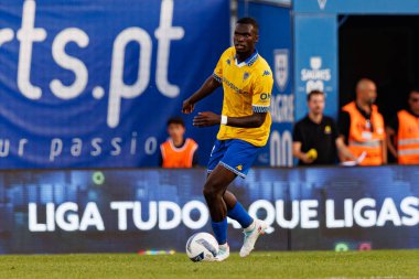 Kevin Boma Liga Portekiz maçı sırasında GD Estoril Praia ve CF Estrela Amadora (Maciej Rogowski)