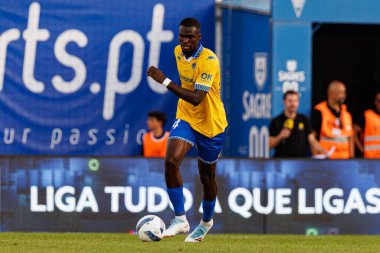 Kevin Boma Liga Portekiz maçı sırasında GD Estoril Praia ve CF Estrela Amadora (Maciej Rogowski)